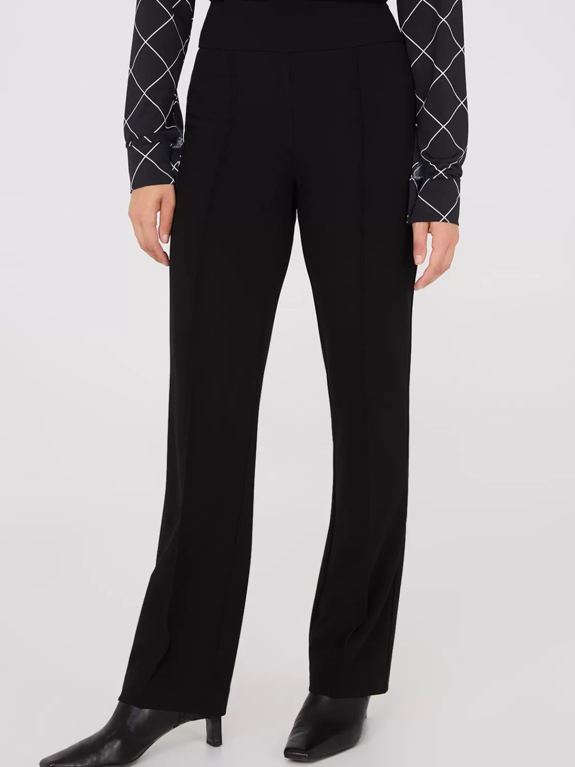 Suzy Shier Bottoms | Pants*Front Pintuck Straight Leg Pants