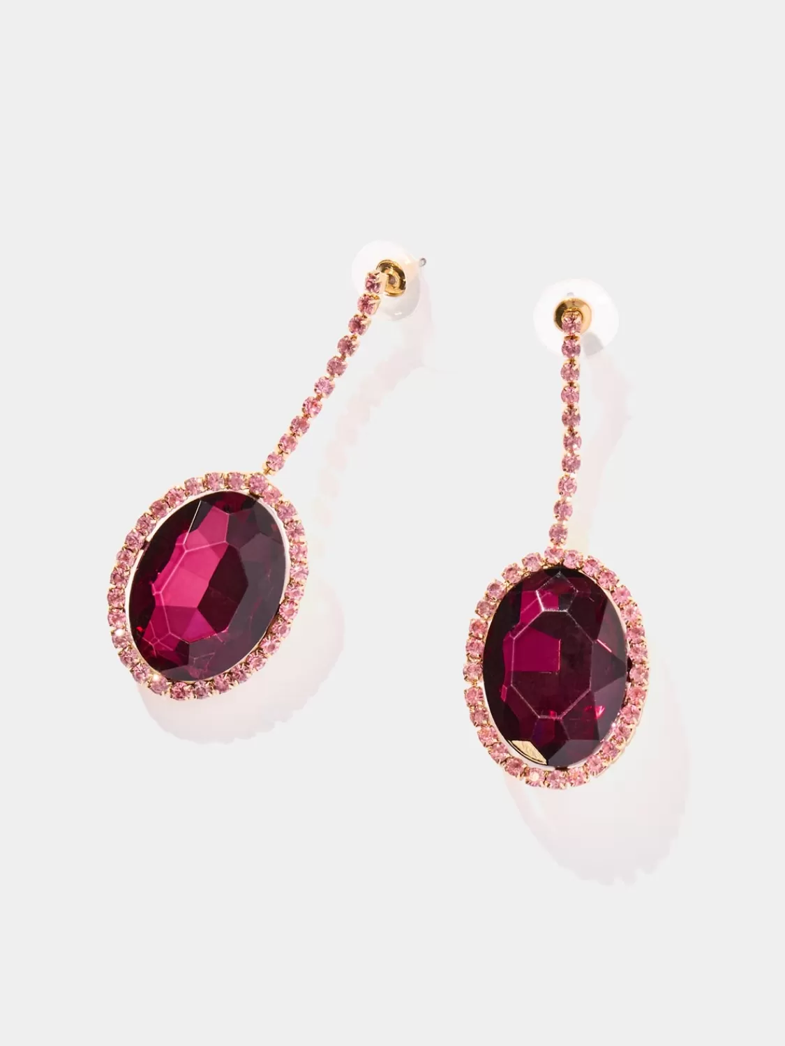 Suzy Shier Jewelry By Le Château*Long Oval Gem Earring