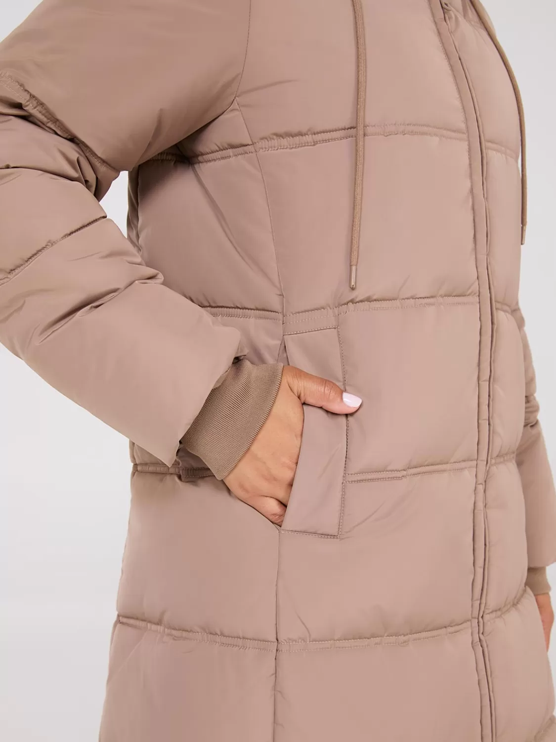 Suzy Shier Puffers & Jackets | Puffers & Jackets*Long Puffer Jacket