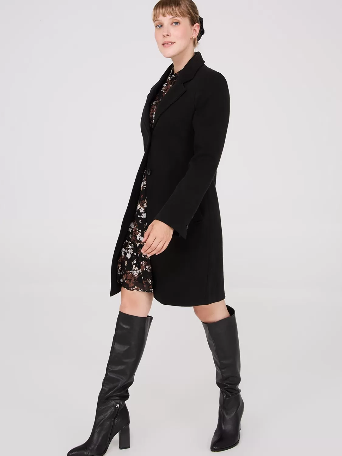 Suzy Shier Coats | Coats*Single-Breasted Car Coat