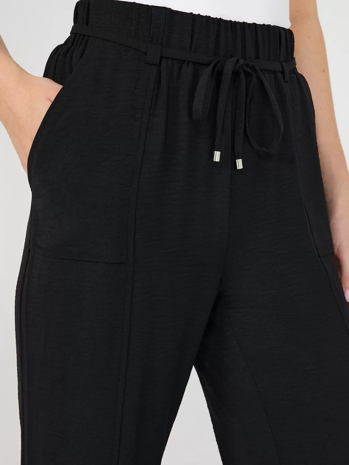 Suzy Shier Bottoms | Pants*Wide-Leg Pants With Porkchop Pockets