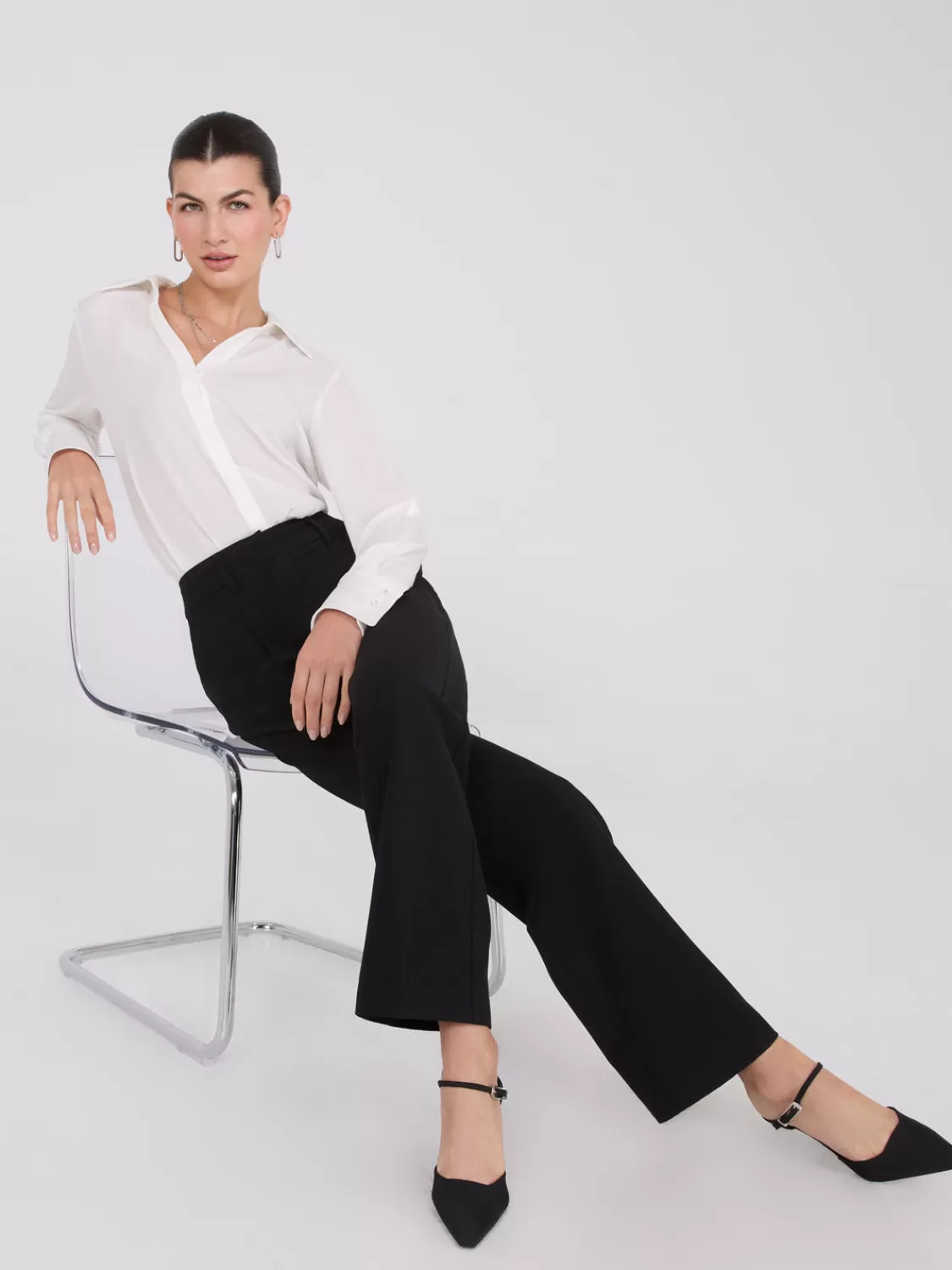 Suzy Shier Bottoms | Pants*Wide-Leg Pleated Pants